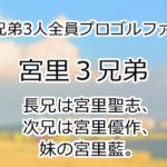 宮里3兄弟