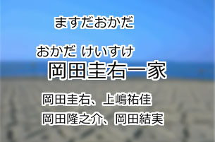 岡田圭右一家