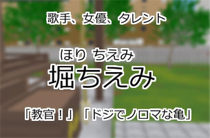 堀ちえみ